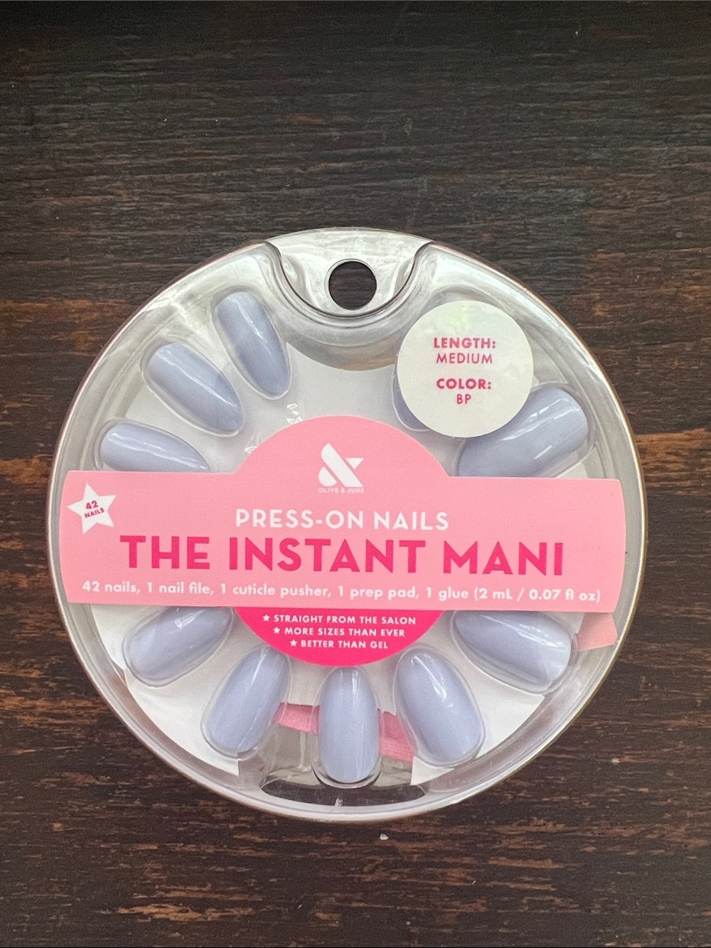 Olive & June The Instant Mani Press-On Nails – Lavender
